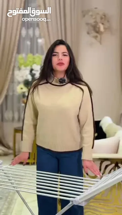 مناشر غسيل ملابس كهربائية حجم كبير  مجفف ملابس كهربائي ساخن بذراعين الحجم الكبير 230 واط منشر غسيل