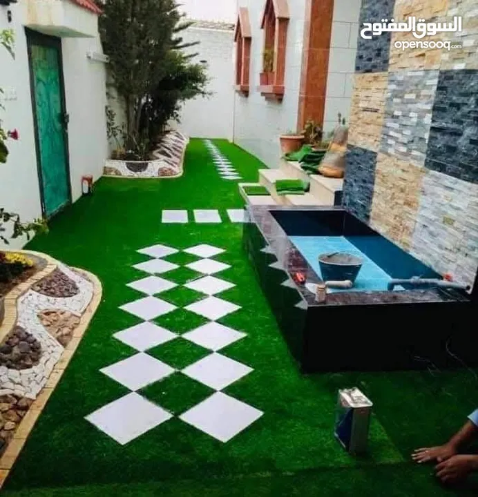 تصميم خارجي شلالات باربكيو
