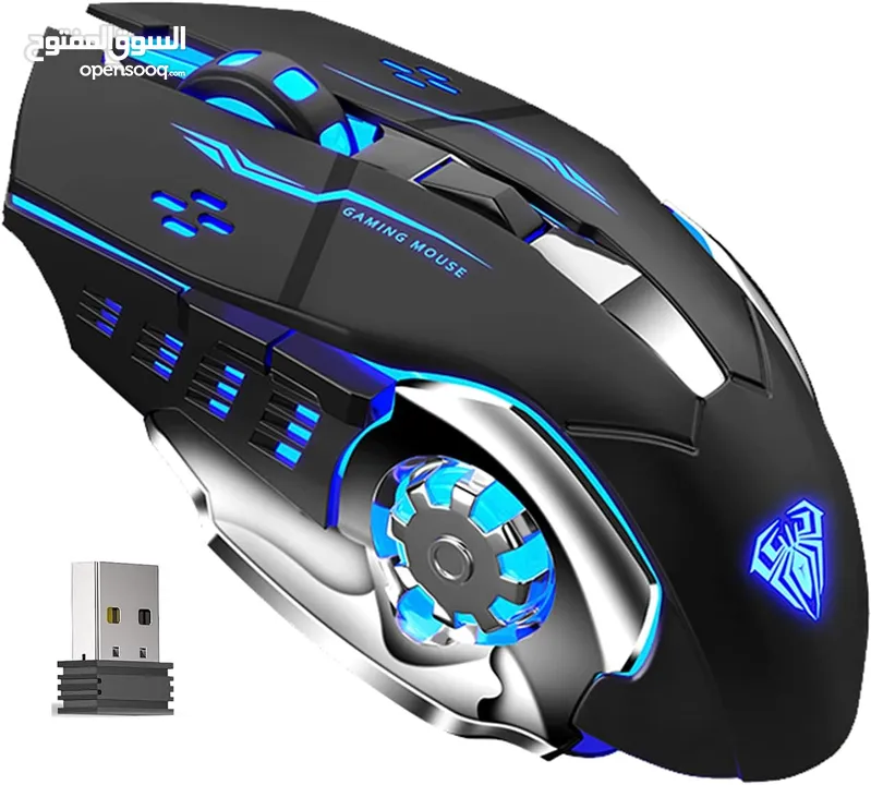 ماوس جيمنغ أصلي لألعاب الفيديو الاحترافية وايرلس Aula SC100 Gaming Mouse Wireless