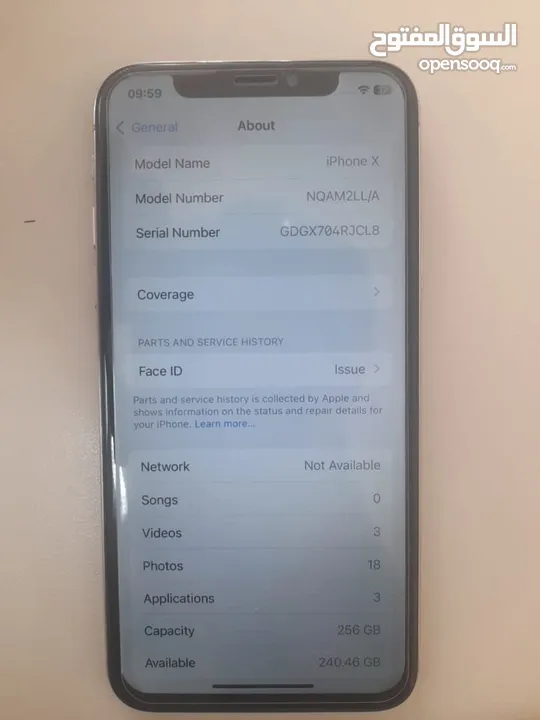 iPhone x at good condition