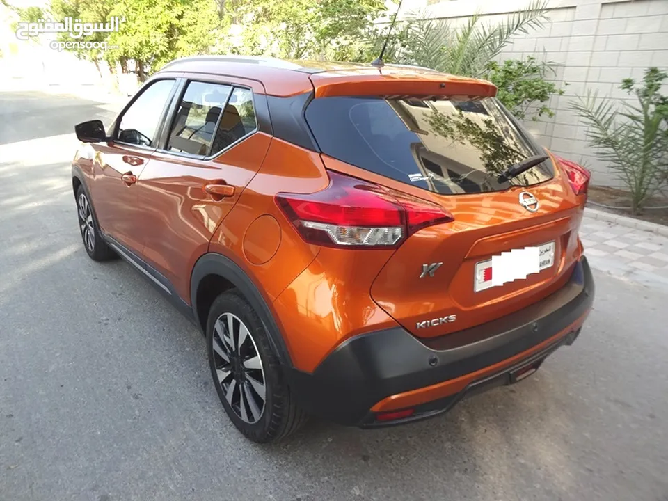 Nissan Kicks 1.6 L 2018 Orange Full Option Agent Maintained Single User Urgent Sale