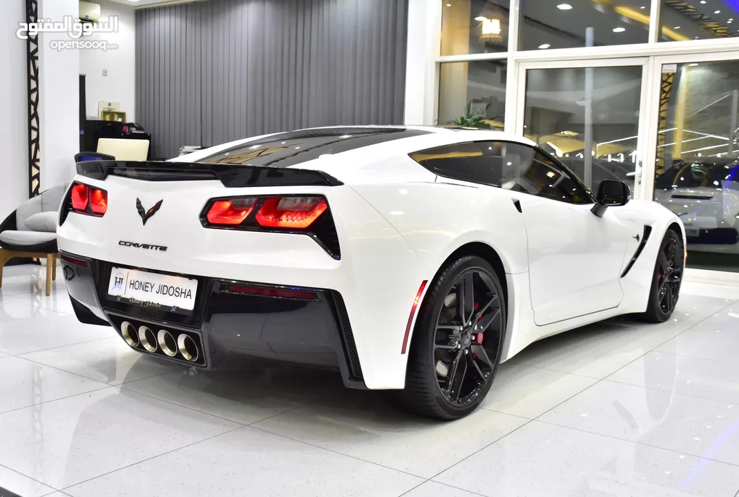 Chevrolet Corvette C7 Stingray ( 2016 Model ) in White Color GCC Specs