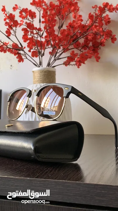 نظارة شمسية فخمة شبيهة بقصة rayban