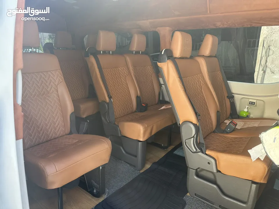 باص فان10ركاب لنقل الركاب والسياح وخدمات التوصيل من والى المطار والمعابر الحدوديه والجولات السياحيه