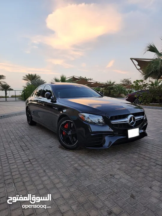 Mercedes E300 full option،E63 body kitقمه في النظافة