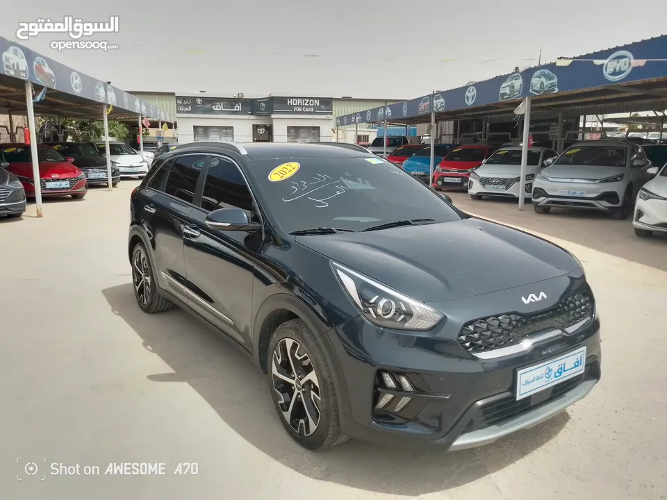 كيا نيرو 2022 هايبرد فل عدا فتحه عداد 22 ألف كم اوتوسكور 87 A واردكوريا للإعفاءات الجمركية أو الجمرك