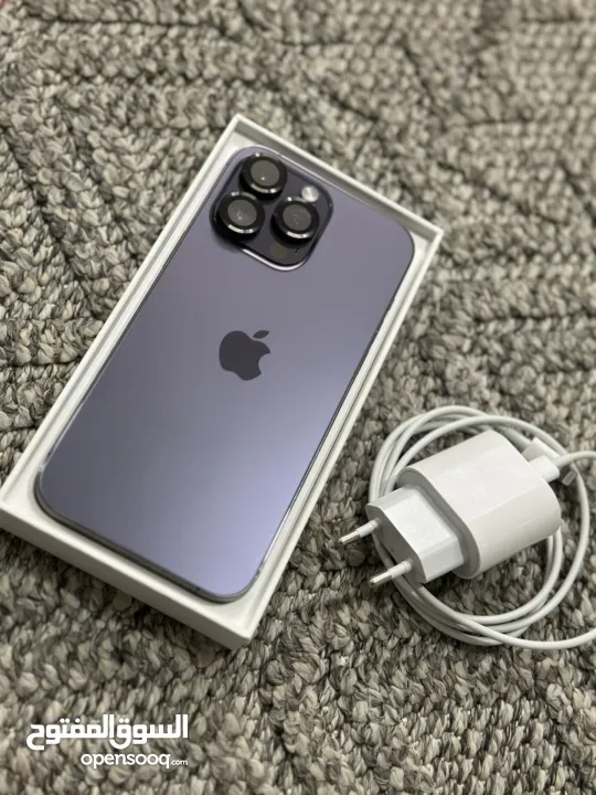 iPhone 14 pro max 256g بطارية 87 مش مفتوح ولا مصلح 2200 نهائي