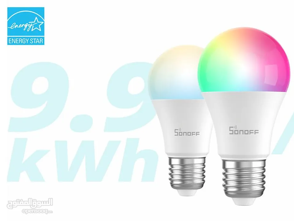 مصباح إضاءة ذكي سونوف يعمل مع اليكسا جوجل هوم SONOFF Wi-Fi Smart Led Bulb ALEXA GOOGLE