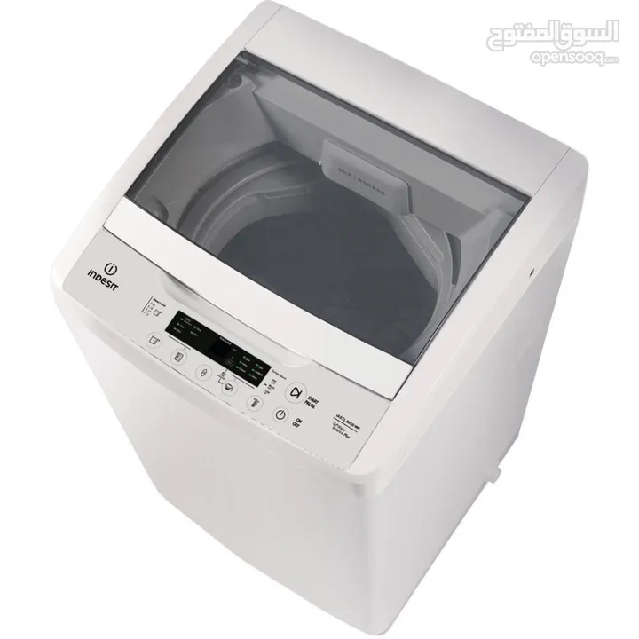 غسالة جديده انديست Indesit Top Load Washing Machine IASTL-8050-WH 8Kg