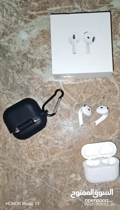 شبه جديد  Airpods4 استخدام بسيط