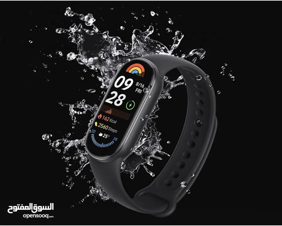 شاومي باند 9 الجديد بسعر ممتاز Xiaomi Smart mi Band 9 Midnight Black