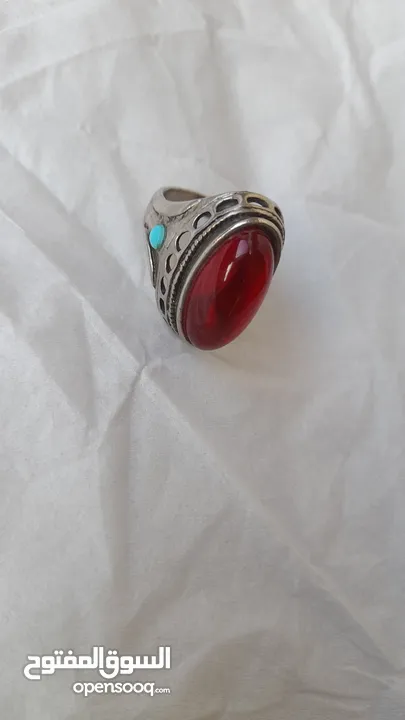 red stone Ring