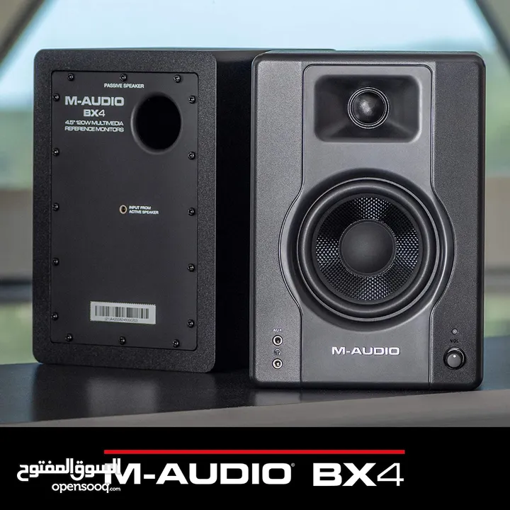 سماعات ستديو مونيتر M-Audio BX4-120-Watt Speakers/Studio Monitors