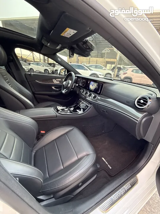 مرسيدس E350 2020 AMG فحص كامل فل اضافات اعلى صنف وارد المانيا ممشى قليل بحالة الوكالة