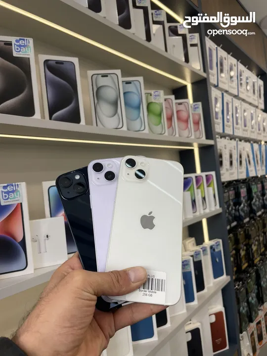 Iphone 14 plus /256 GB / جديد بدون كرتونه كفالة سنه