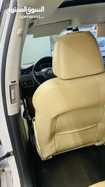 سكودا سوبيرب ديزل 2014 فل اضافات مع فتحه دهان الشركة موجوده في الخليل للبيع أو البدل