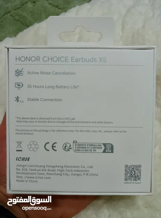 Honor choice Earbuds x5 جديدة ما مستخدمه