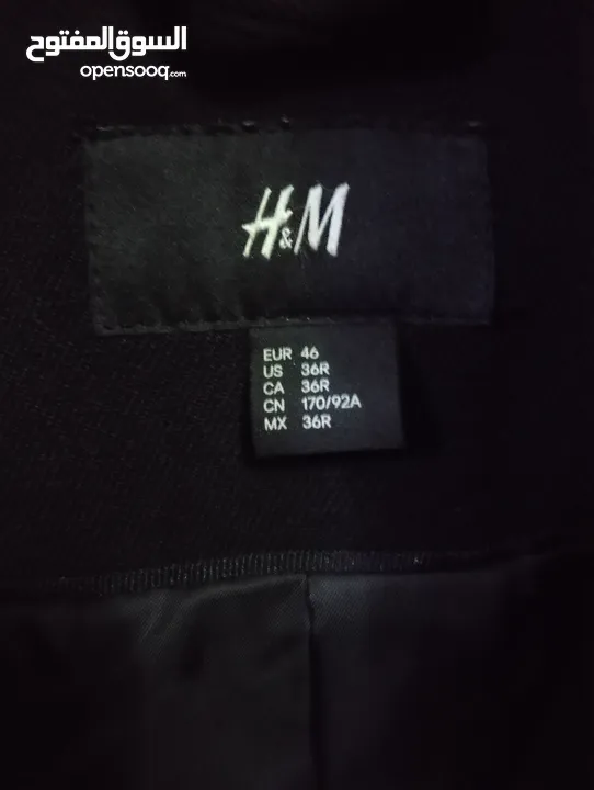 بالطو صوف مستورد ماركه  h&m  استعمال بحاله جيده جدا