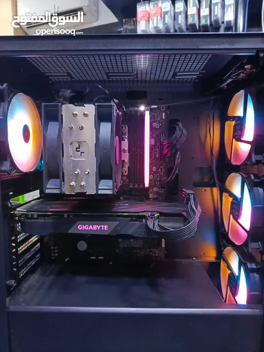 كيس جيمنج العاب Core I7 10700F gtx 1660 super 3xfan