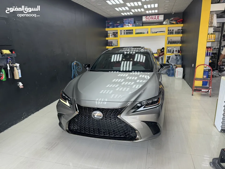 للبيع لكزس es 350 f sport فل مواصفات موتر مسرفس وجاهز