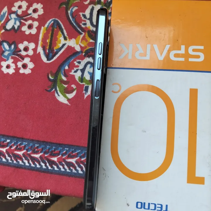تلفون تكنو سبارك 10 الرام 8+8 الذاكرة 128+8GB بطاريه 5000امبير التلفون مستعمل بحال الوكاله مطلوب في