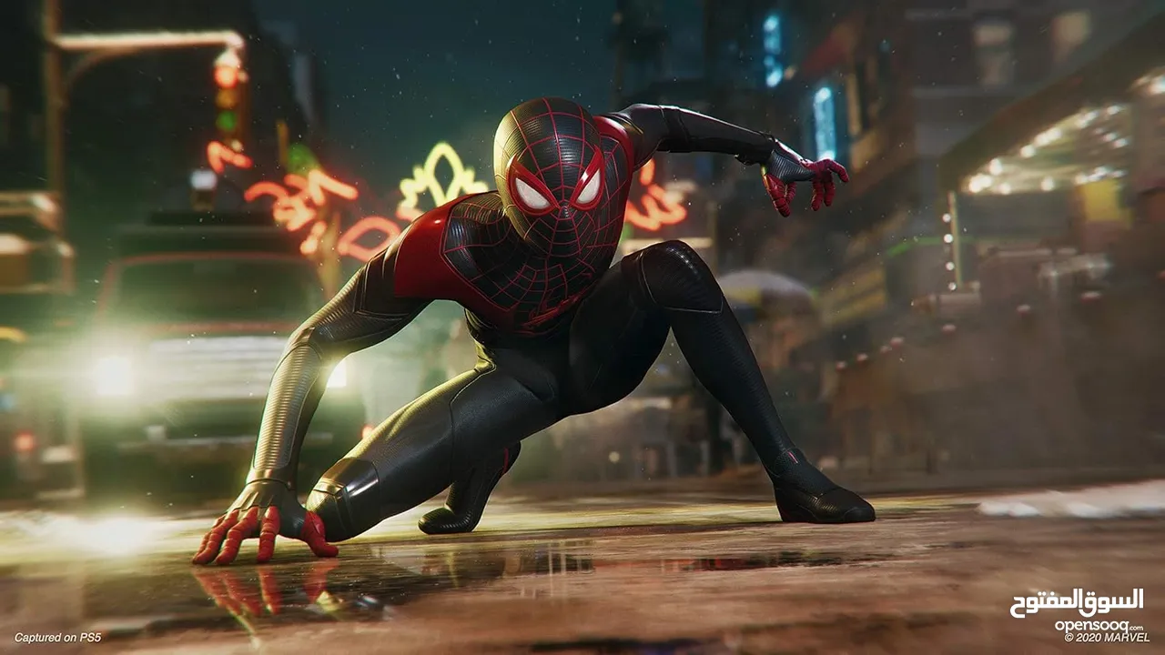 Marvel's Spider-Man: Miles Morales (PS4) CD سي دي سبايدر مان مايلز جديد من الحزام الازرق