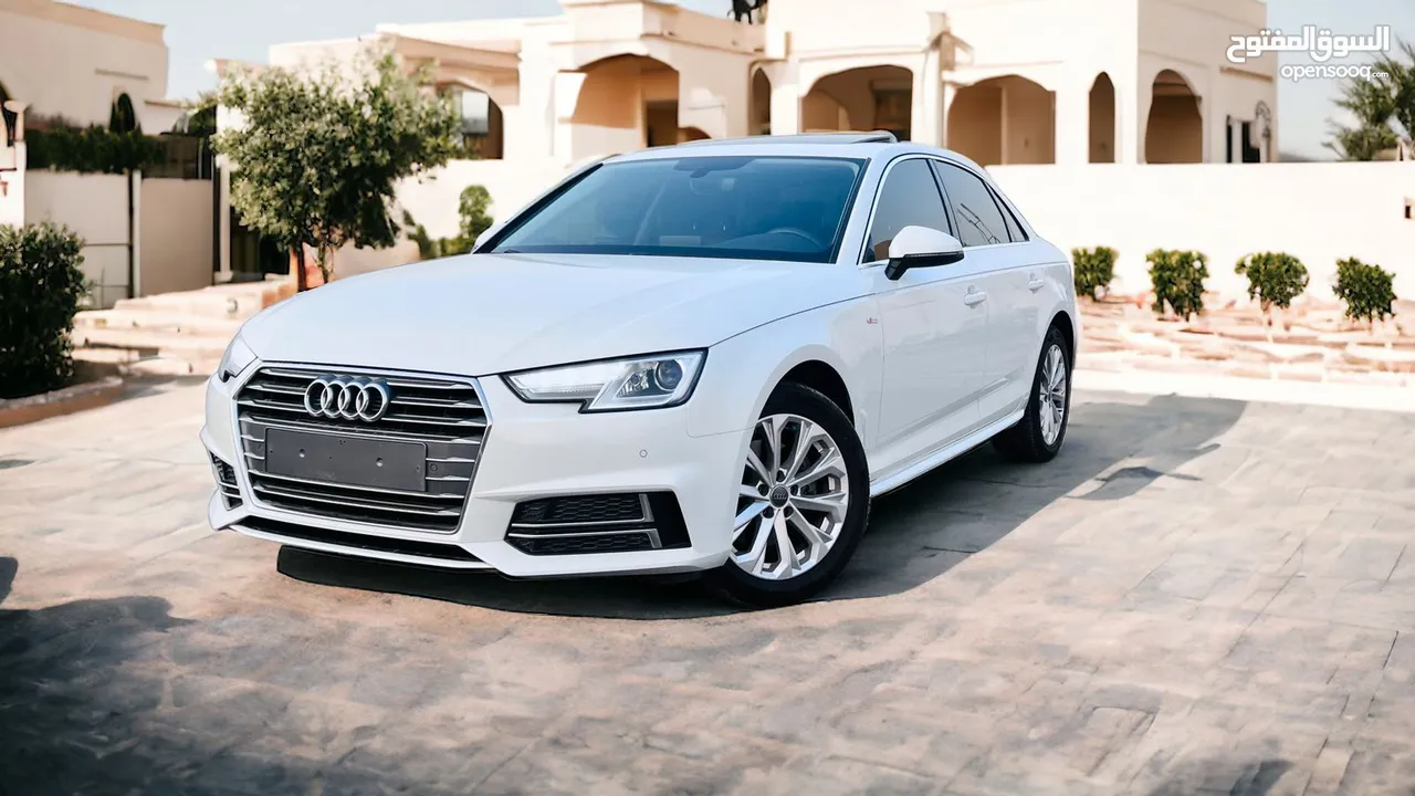 AED 945 PM  FIRST OWNER AUDI A4 1.4L S Line  GCC  Original Paint  FULL SERVICE HISTORY