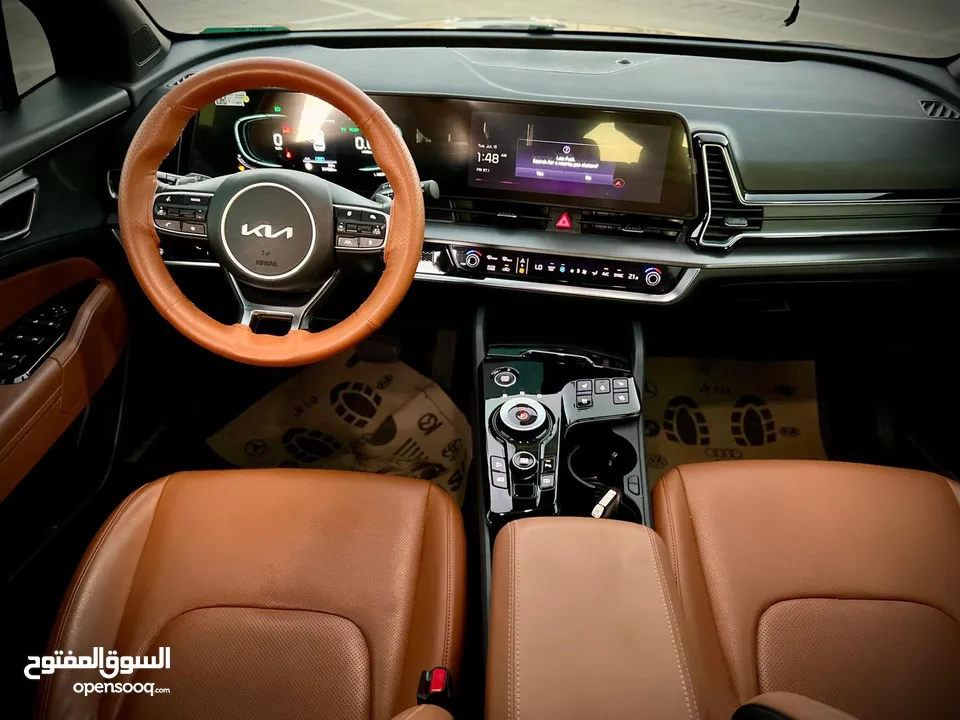 كايا سبورتاج  GT Line/2022 فل بدون فتحة سقف  2x4 ///240Hp بنزين + كهرباء  ( Haybrid) 1600cc