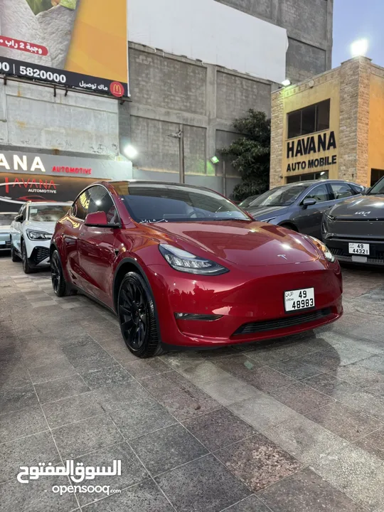 ‏Tesla Y Dual Motor 2021 Performance  فحص كامل بحاله الوكاله من الداخل والخارج اقساط او كاش