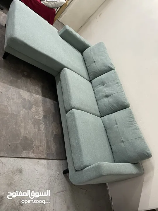 Selling home canter L shape sofa