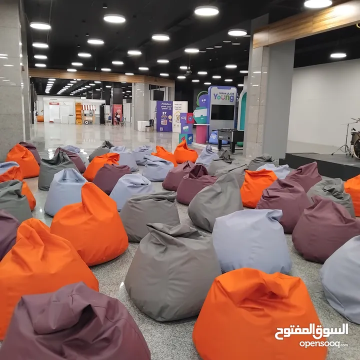 بفات beanbags للايجار اليومي /  beanbags rental / توصيل داخل عمان الغربية بدون مقابل ، free delivery