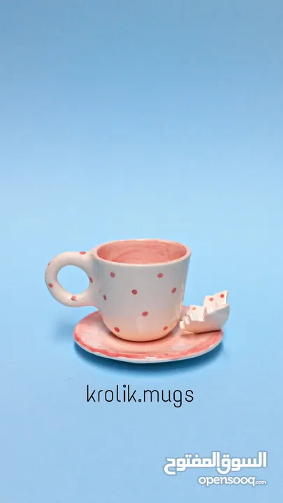 el yapimi sermicأكواب سيراميكيه صناعة يدوية بجودة عالية وتصاميم فريدة handmad ceramic mug iran