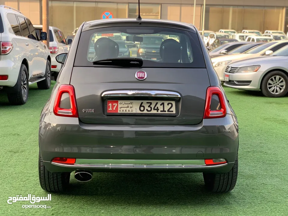 فيات 500c 2017 خليجي فل اوبشن ماشي 100 الف