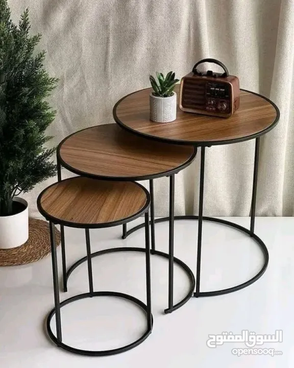 طقم طاولة ثلاثي بسعر العرض