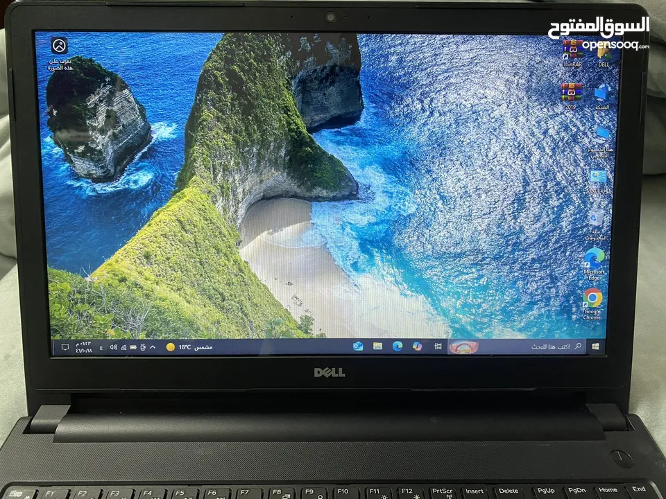 لابتوب dell كرتين شاشة i5 شاشة 15.6 فل كيبورد سعرر حررق