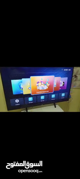 TV SCRESN SMART FOR SALE 50 INCH تلفزيون 50 بوصه سمارت للبيع مع الريموت الاصلي