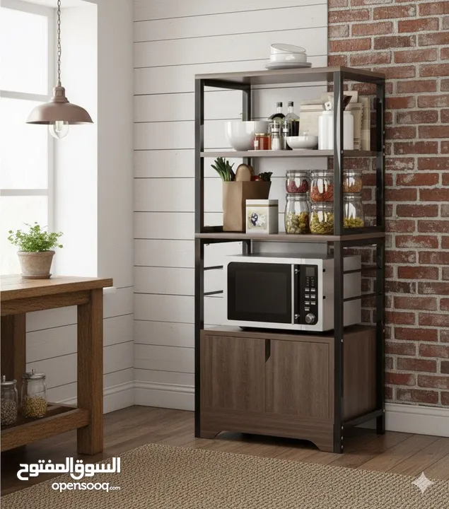 خزانة مطبخ عصرية متعددة الاستخدام