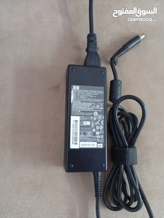 شاحن لابتوب HP أصلي 90W مستعمل- حالة ممتازة جداً