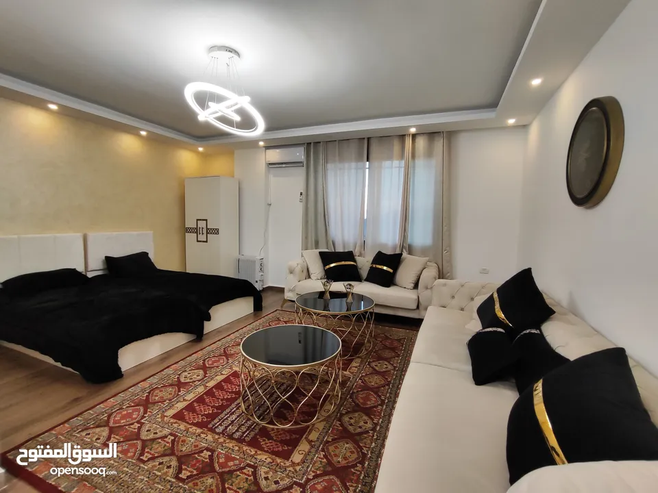 استديو مطل مفروش للإيجار في ضاحية الريحان