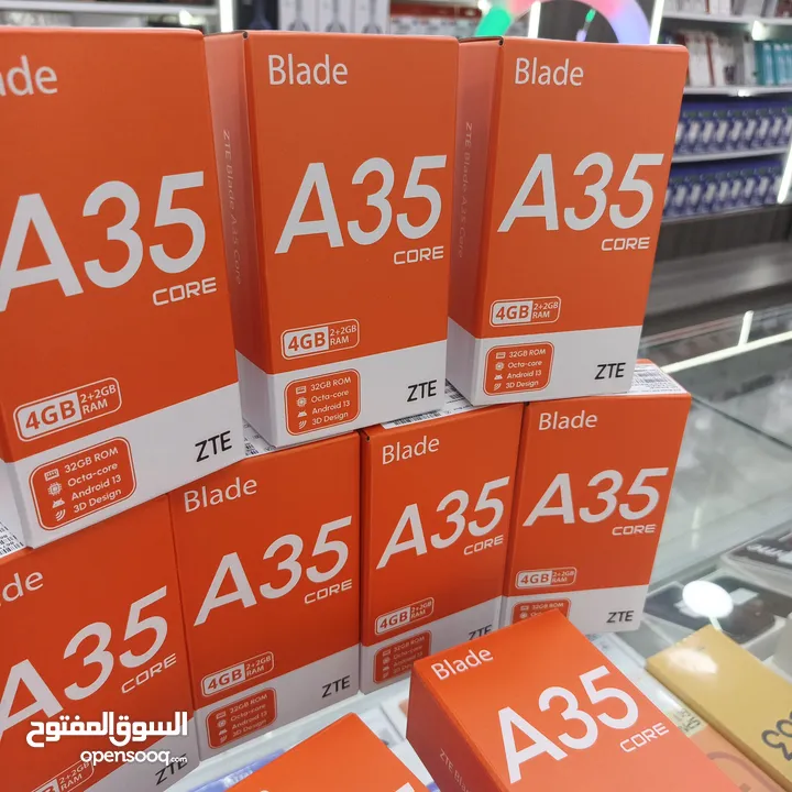 جهاز جديد بالكرتونه Blad a35 32g 4ram كفاله سنه كامله