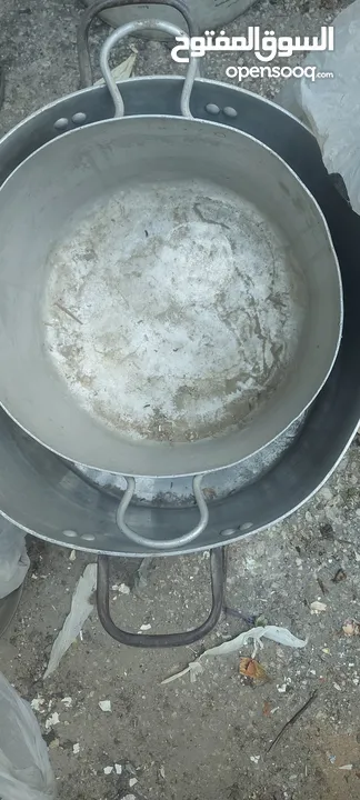 طنجرة ضغط وطنجرة المنيوم كبيرة وغيرها بالصور