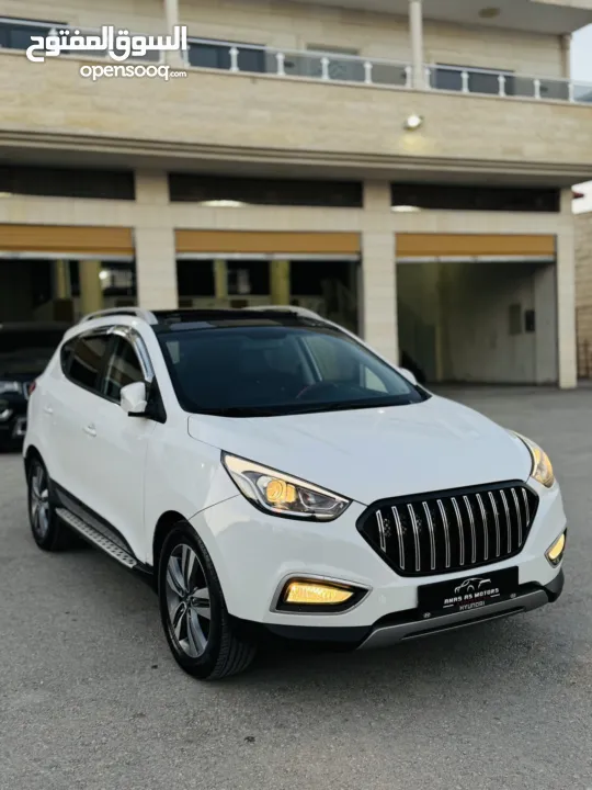 توسان 14/15 فل مسكر اضافات 4*4 بنوراما يد اولى  سعر مميز كاااش او بدل  انس ابو صلاح  عرابة جنين