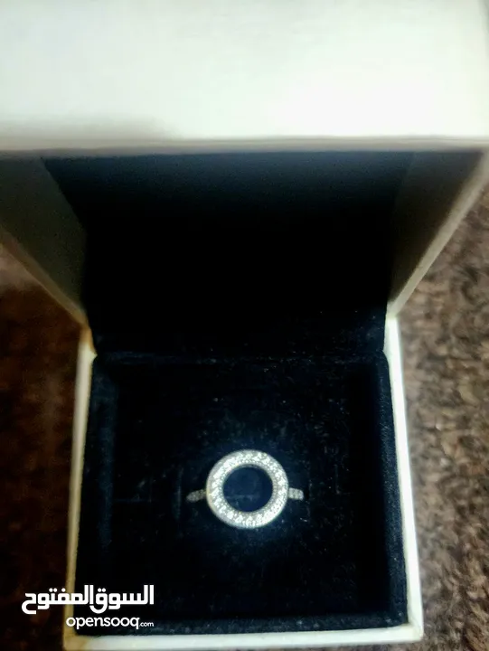 Pandora Signature Silver ring  with clear cubic zirconia Pandora Signature Pandora Signature