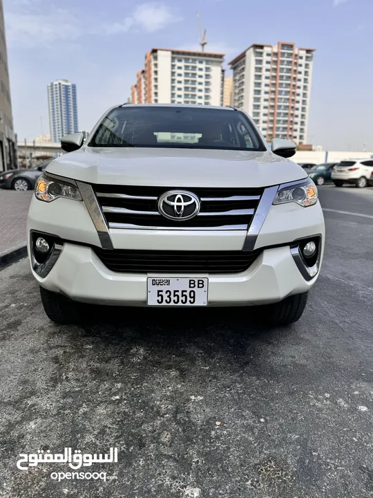 GCC TOYOTA FORTUNER EXR 2019 ( ACCIDENT FREE )