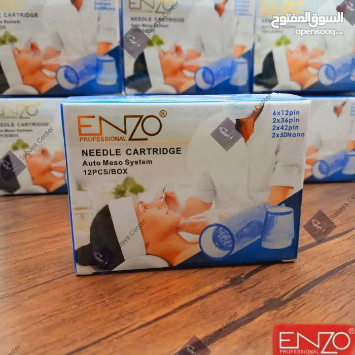 بكج ابر ديرما بن اينزو ENZO  Derma Pen Needles البكج مكون من 12 راس