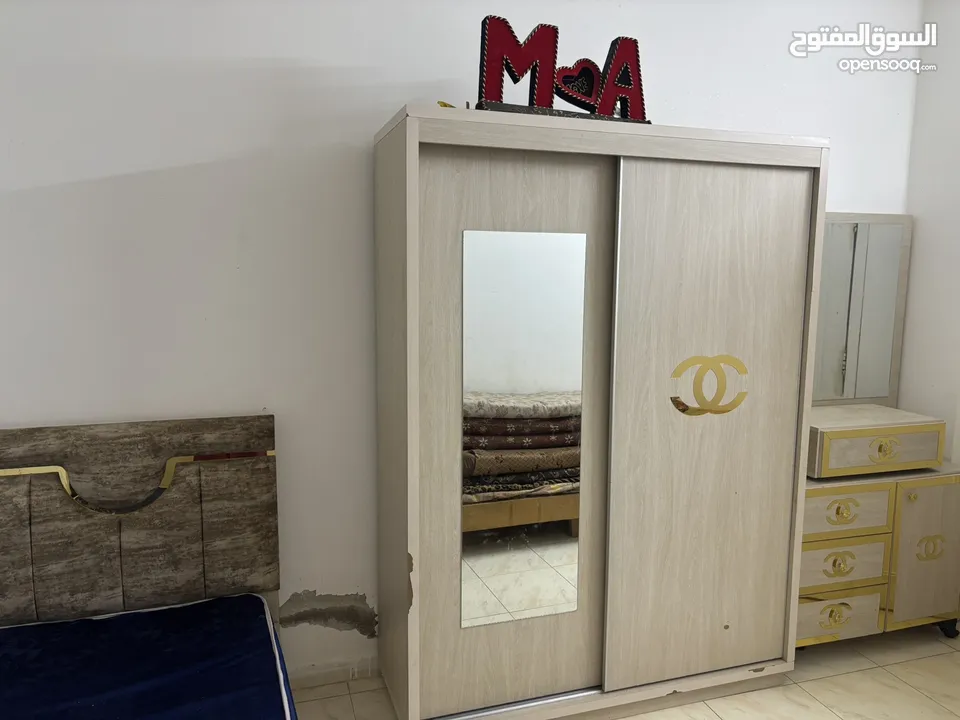 غرفتين نوم وحده مفرد وحده مجوز