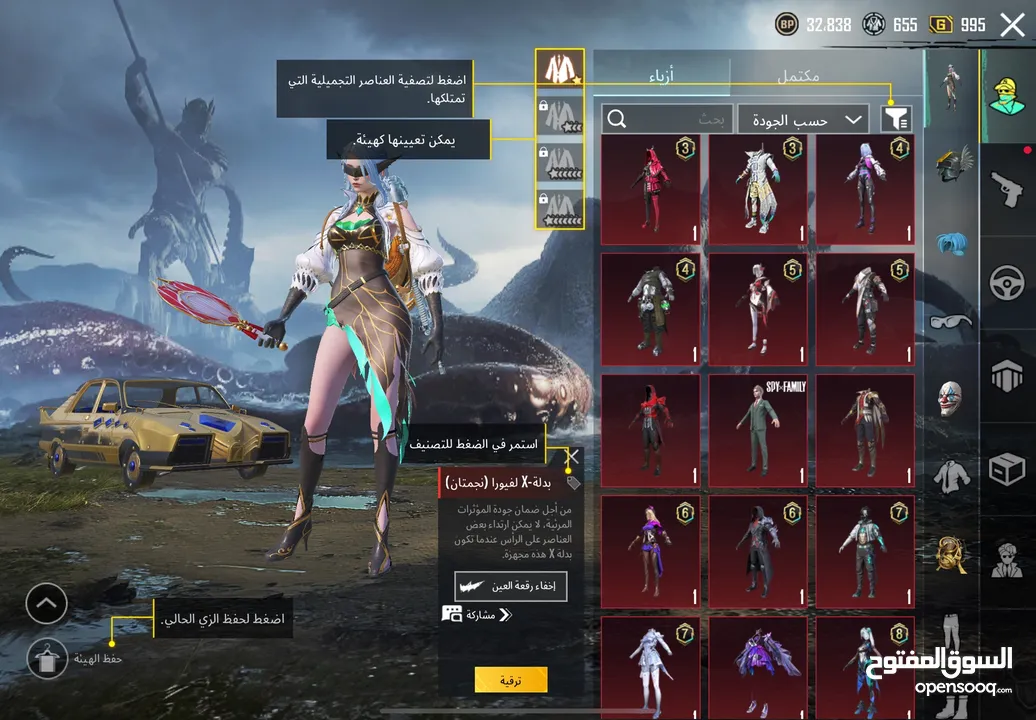 حساب ببجي للبيع شوف الوصف من برا الاردن لا تبعث
