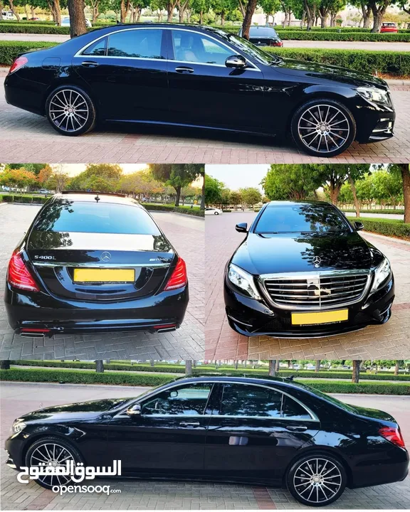 مرسيدس لارج AMG S400L وكالة عمان 5 فصوص