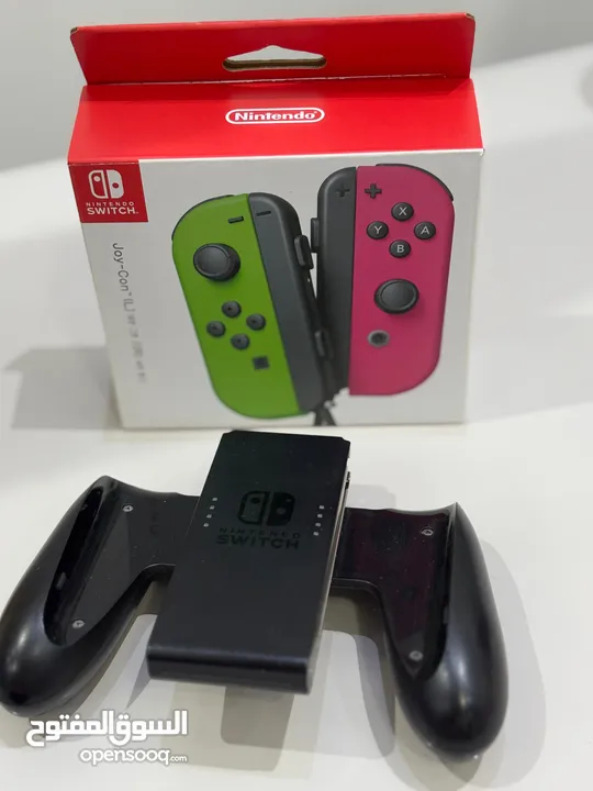 Nintendo Switch Joy Cons used for 1 month with Cover case & Grip