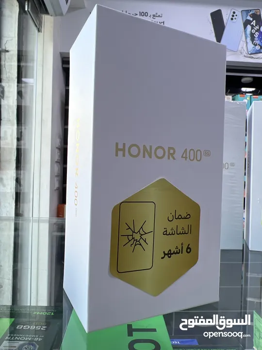 Honor 400 (5g) 512 GB / 12 RAM هونر  400 الجديد كليا مع باند هونر مجانا و كفر اصلي كمية محدودة (^_^)